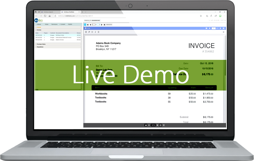 K12docs Laptop Live Demo