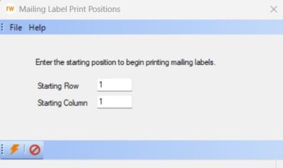 <h3>Mailing Labels</h3> <h3>Mailing Labels</h3>